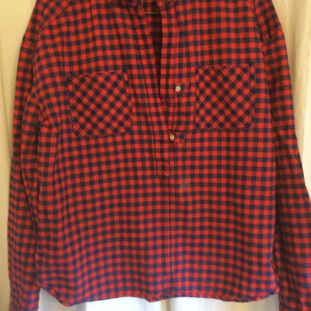SCOTCH and SODA Plaid Top in Size M